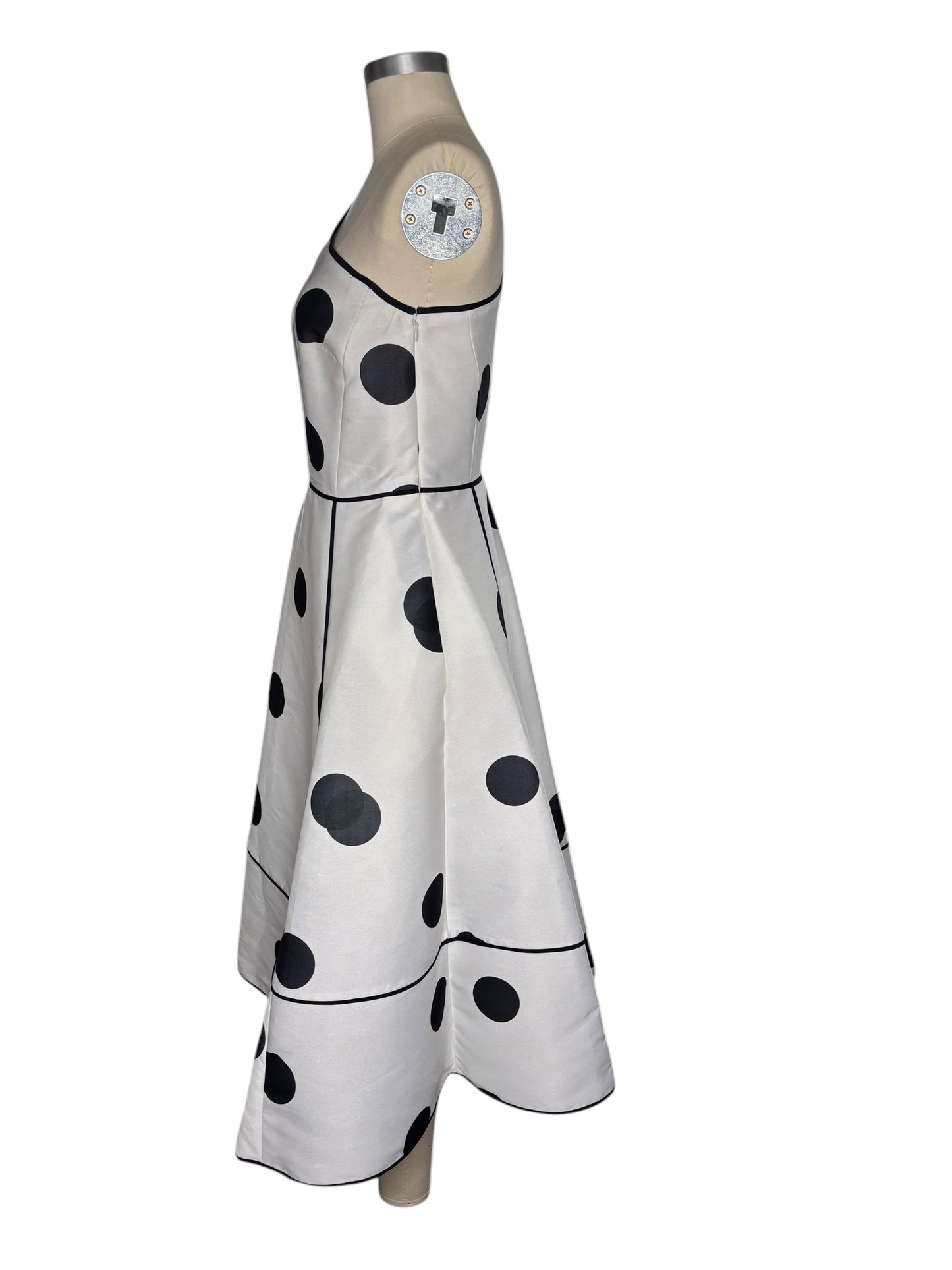 KATE SPADE New York White Madison Avenue Dee Dot Emmy Dress With Pockets