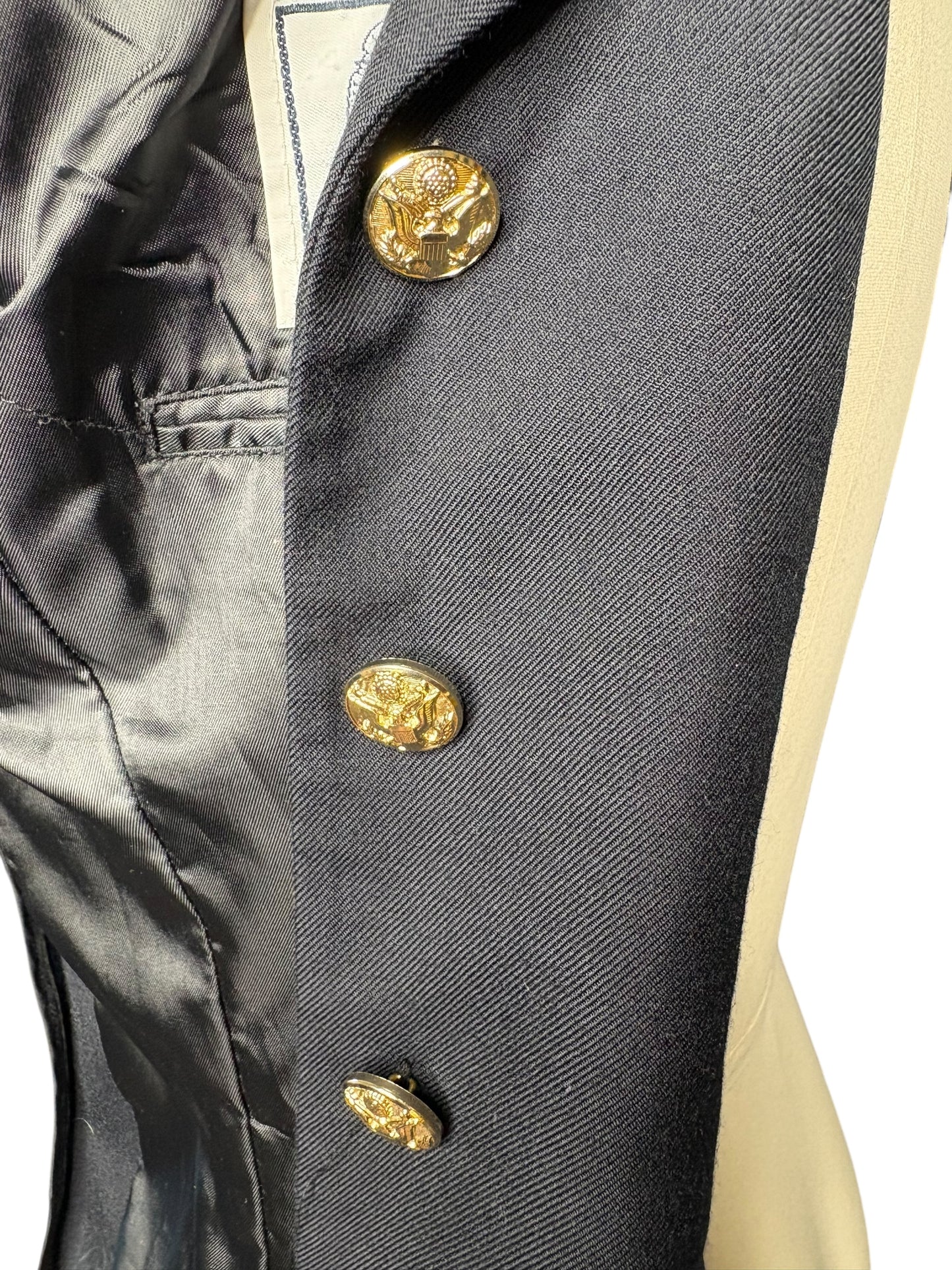 Navy Blue Military Jacket by Bremen-Bowdon