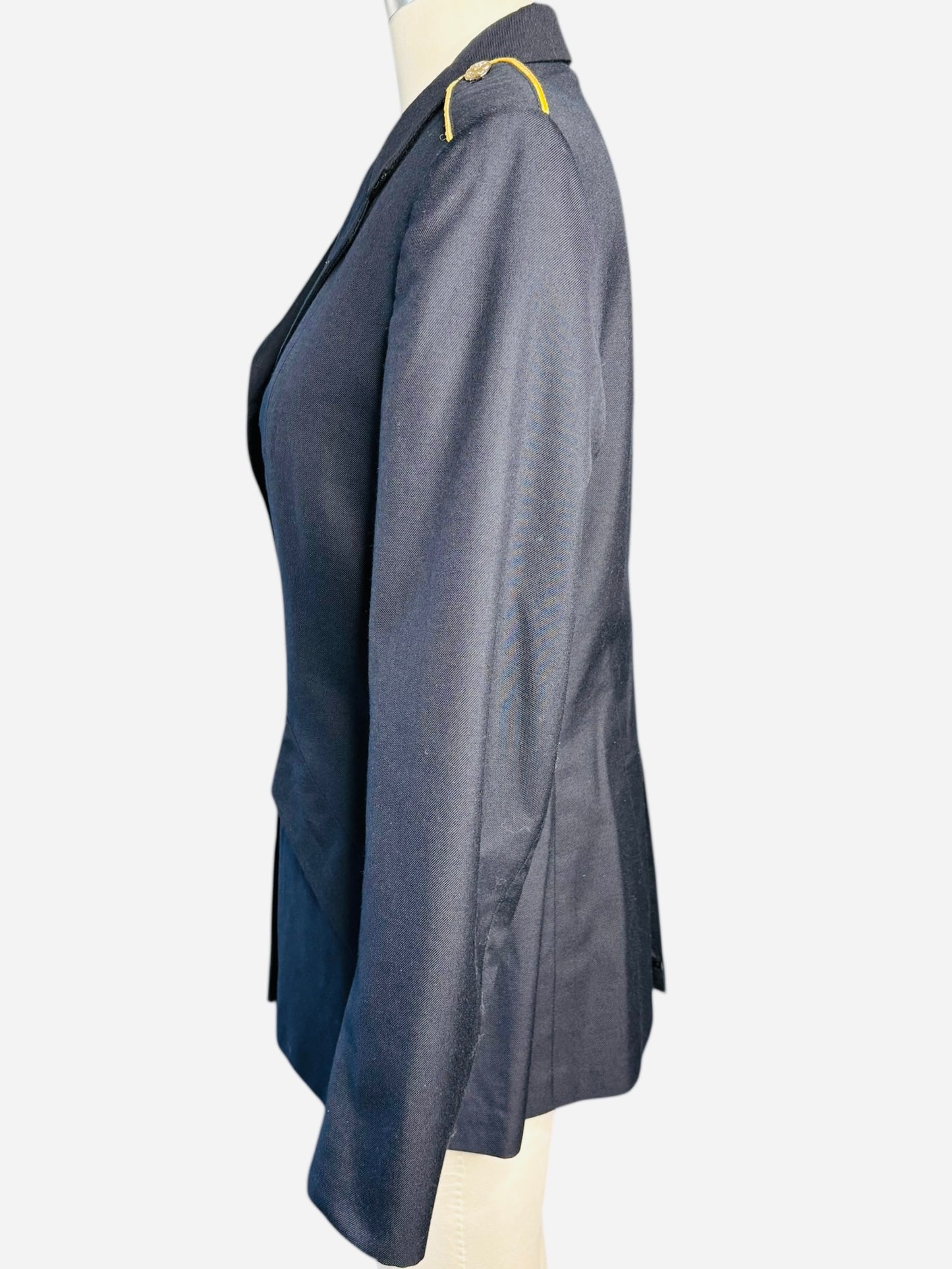 Navy Blue Military Jacket by Bremen-Bowdon