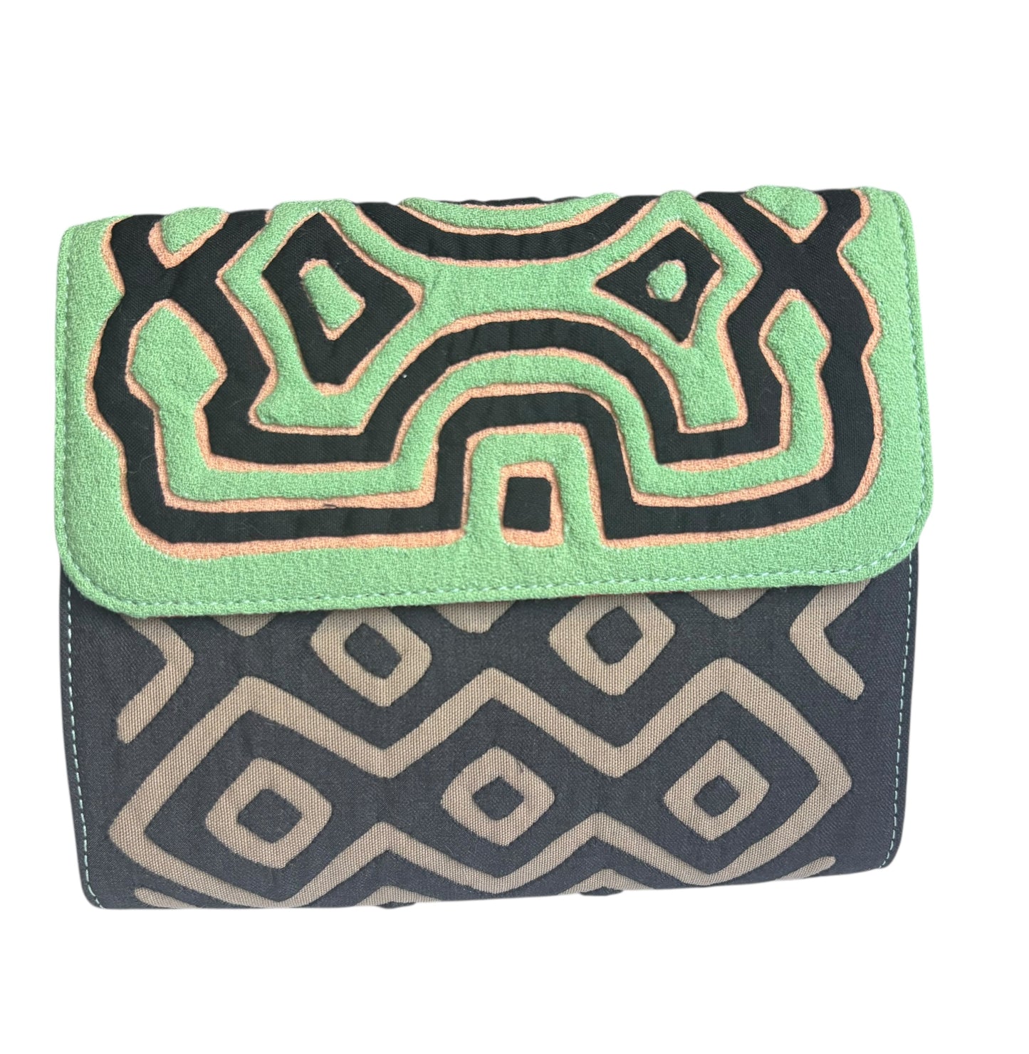 The Mola Sasa Colombian Artisanal Tradition Clutch