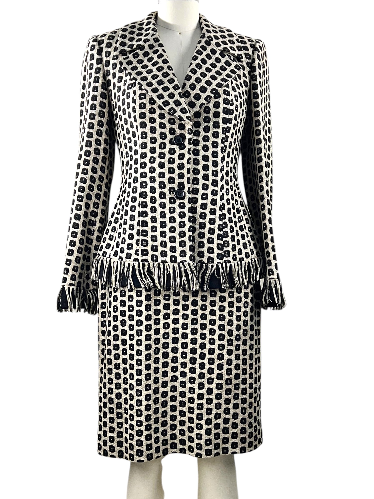 Sequined two piece suit