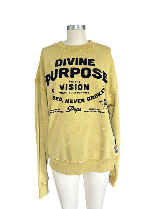 PRPS Jeans Bruised Never Broken Sweatshirt NWT