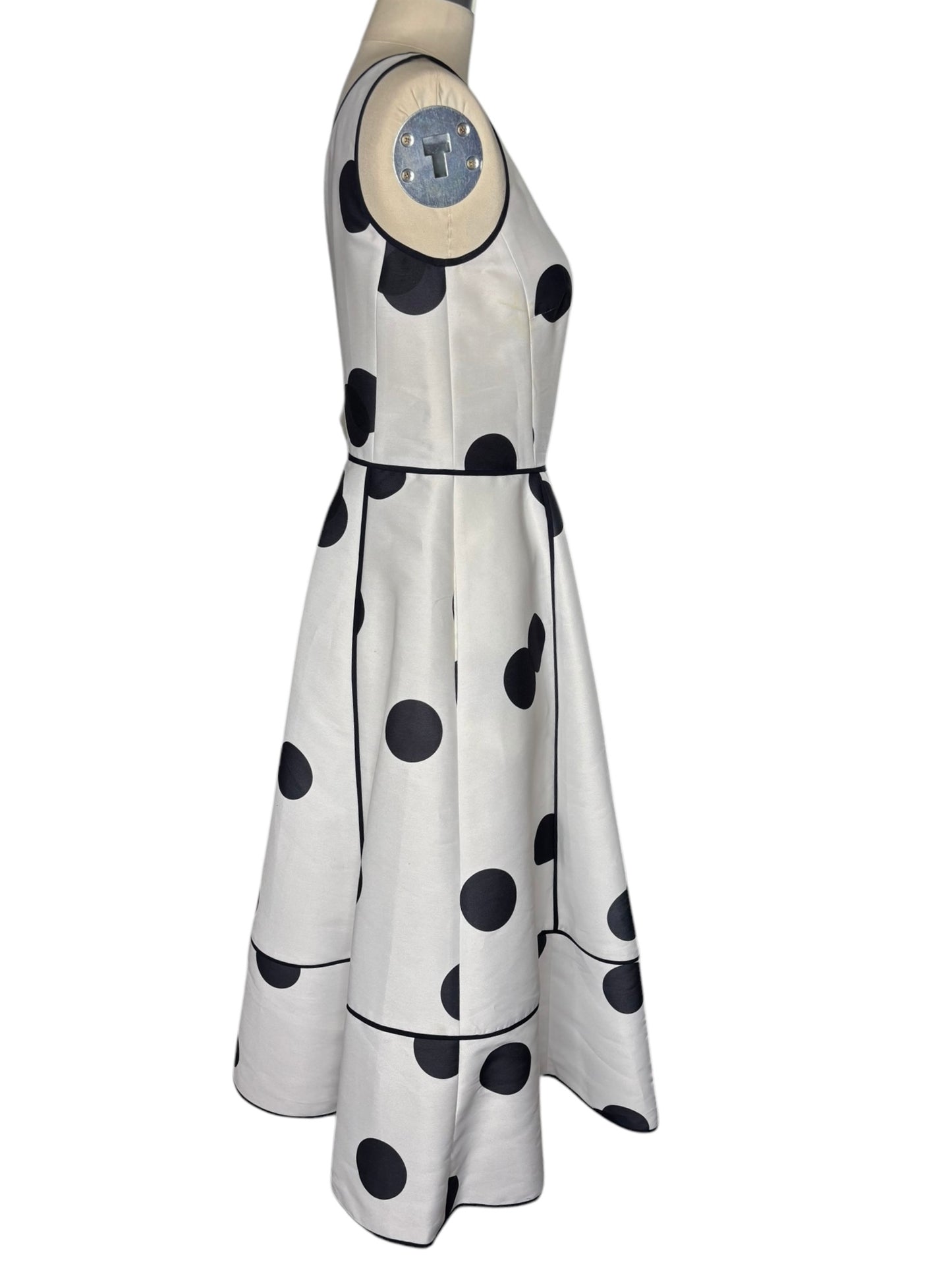 KATE SPADE New York White Madison Avenue Dee Dot Emmy Dress With Pockets