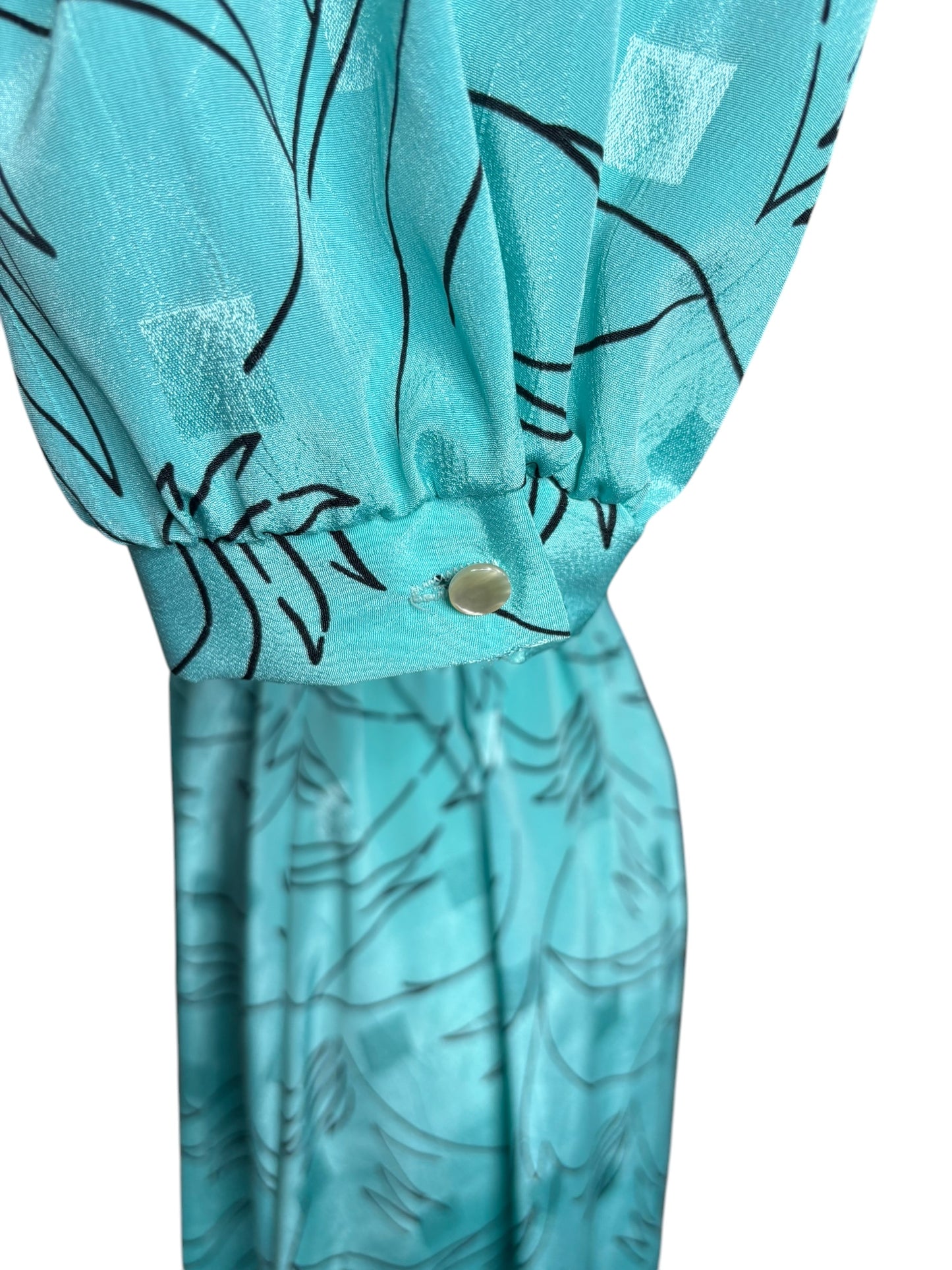 Vintage Lady Carol of New York Belted Fit and Flare Midi Dress