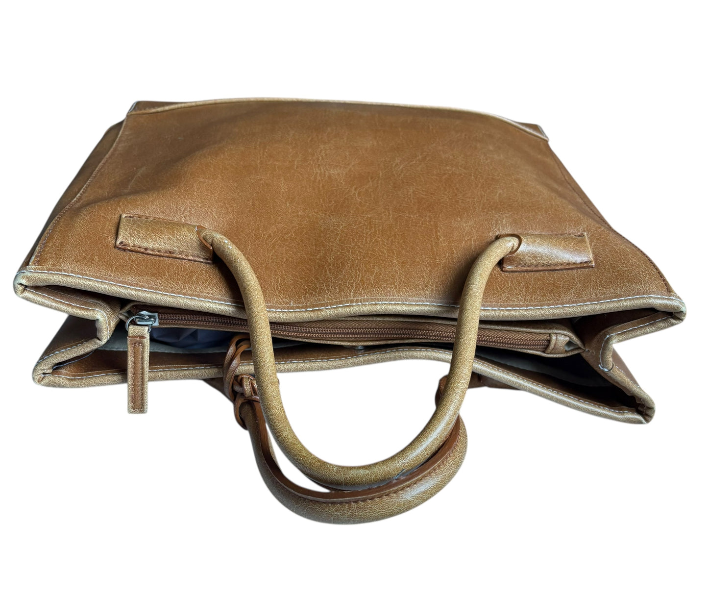 Made In Luka Leather Top Handle Tote