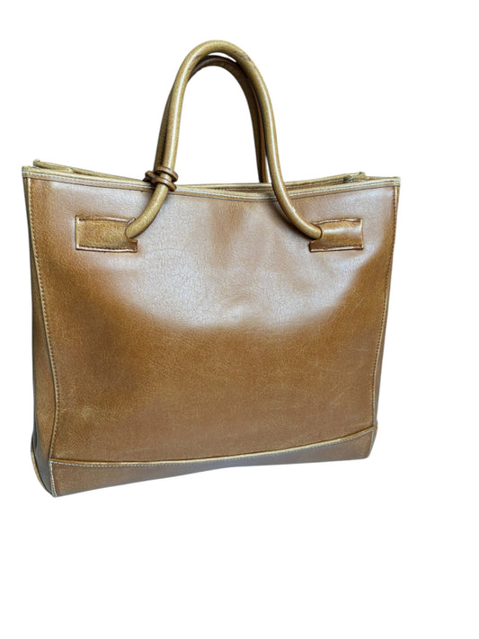 Made In Luka Leather Top Handle Tote