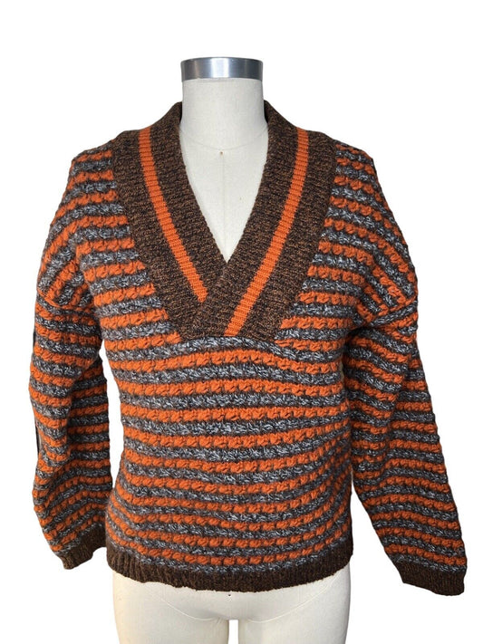 United Colors Of Benetton Shetland Wool Sweater Size 50/12/L