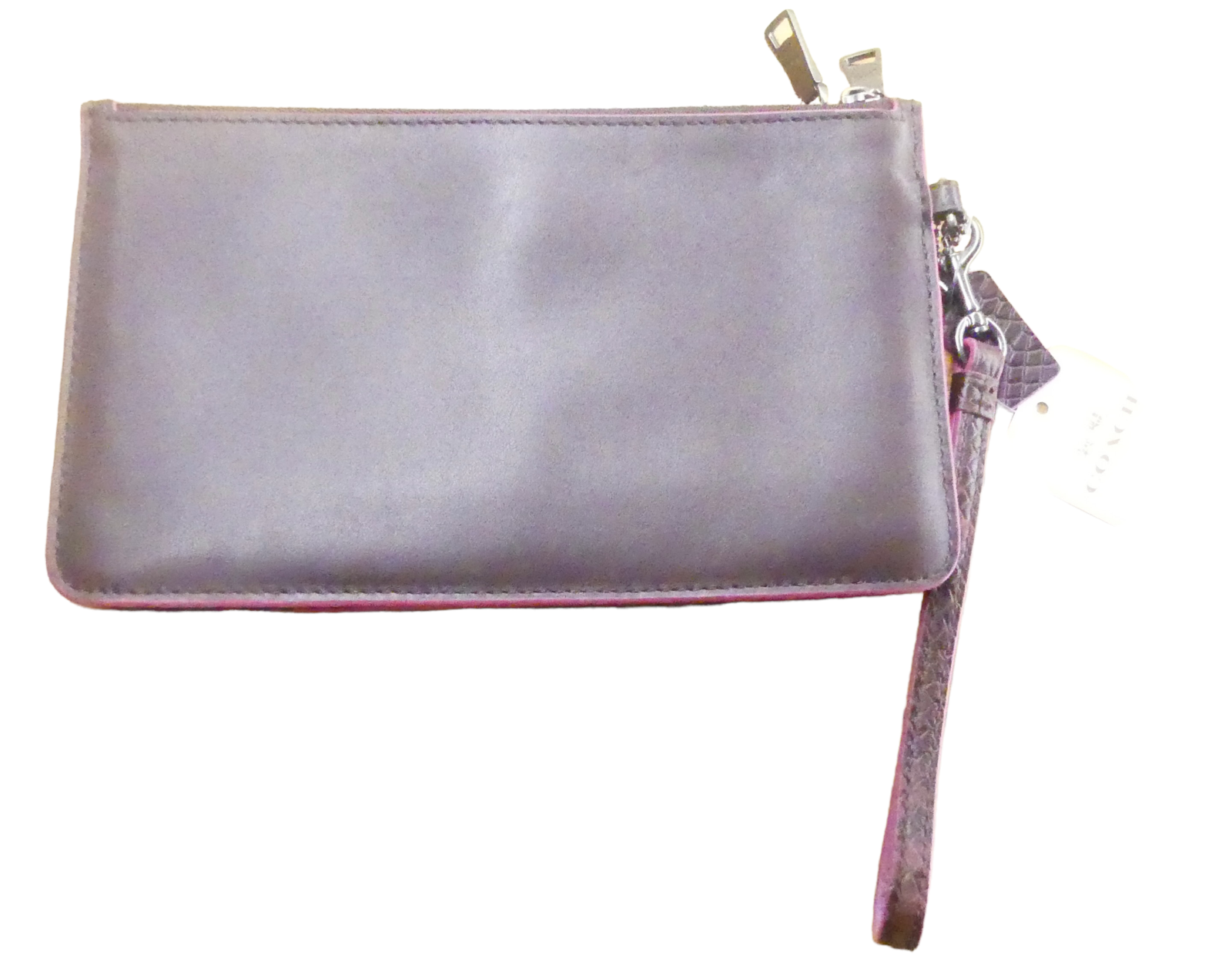 Coach Wristlet Snakeskin Accent Serial No: D1780 F12074