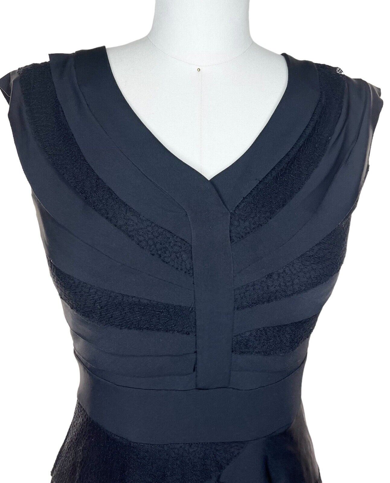 Max & Cleo Black Bodycon Little Black Dress Size 2