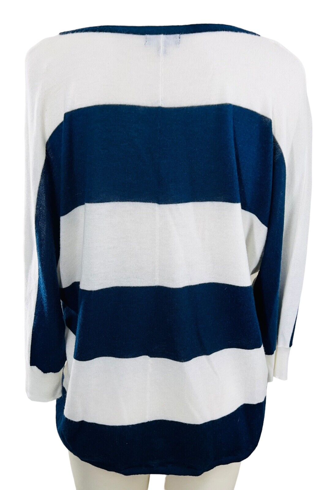 Viscose Cashmere Color Block Sweater By Splendid Size Small