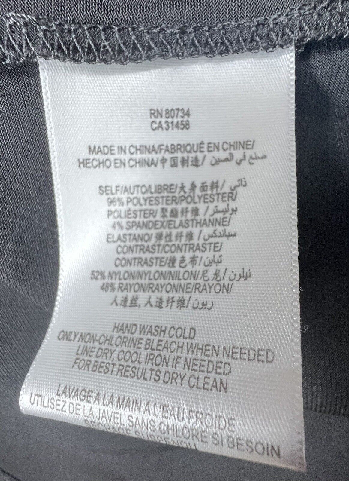 Max & Cleo Black Bodycon Little Black Dress Size 2