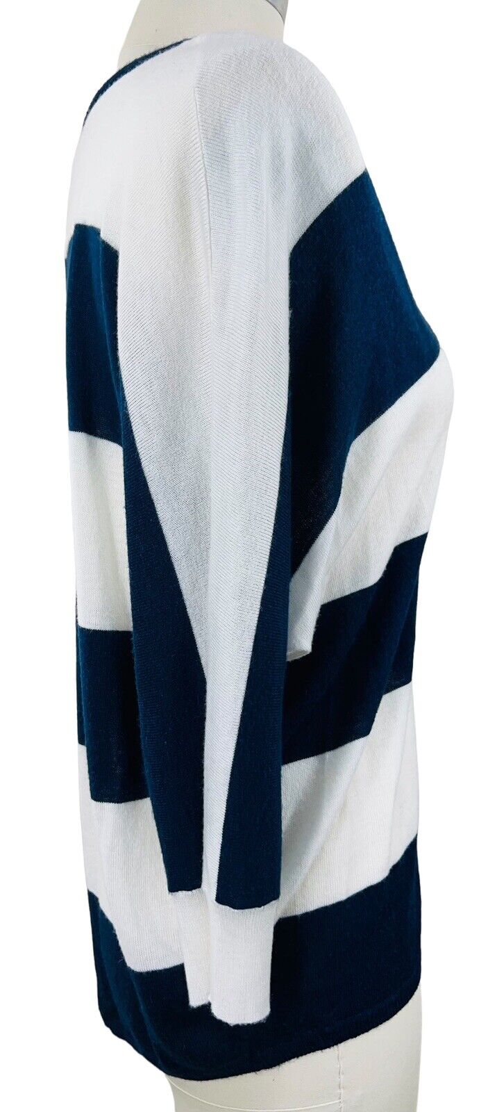 Viscose Cashmere Color Block Sweater By Splendid Size Small