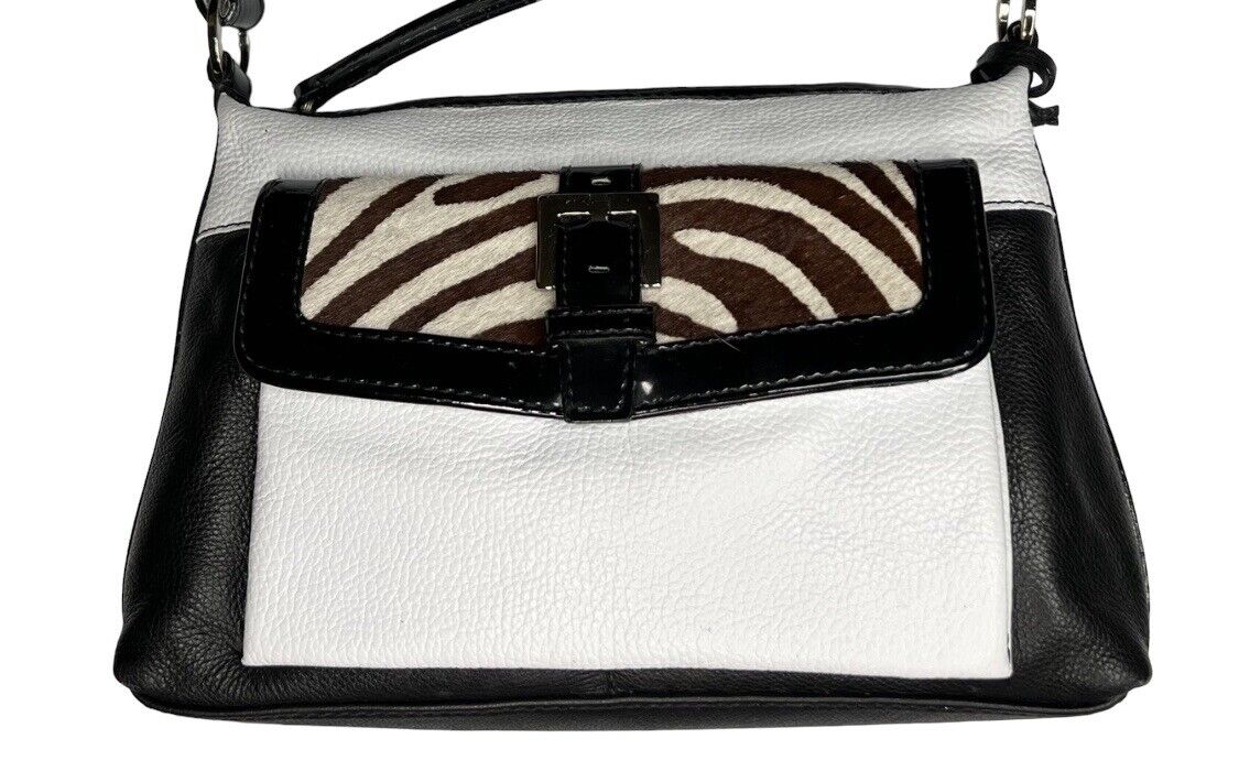 Mini Sharif Studio Leather & Calfskin Color Block Shoulder Bag