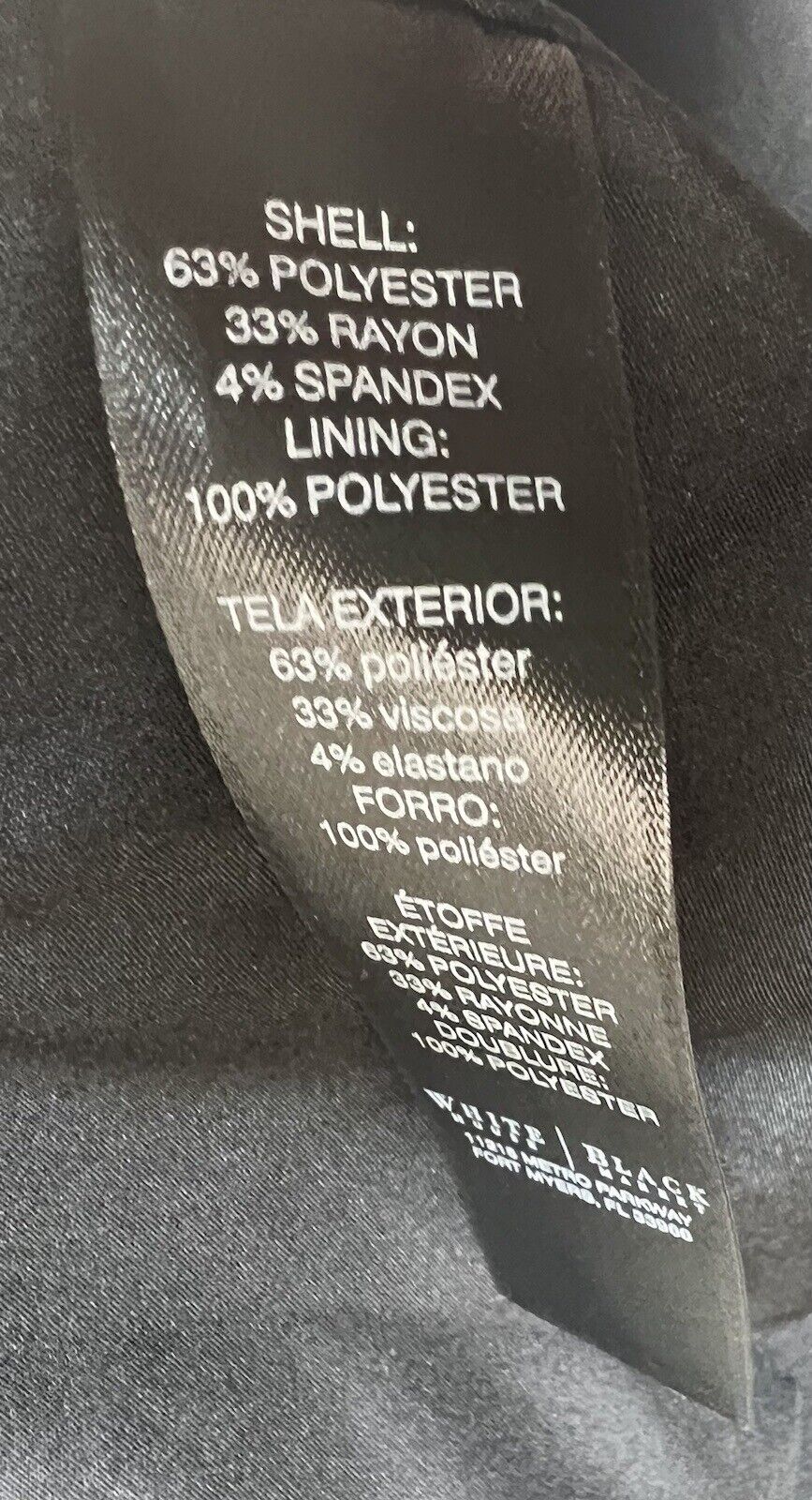 White|Black Women’s Black Double-breasted Blazer Size 6