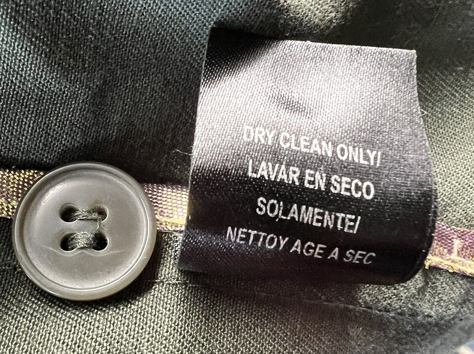 True Meaning Army Green Embroidered Belted Jacket Size Small