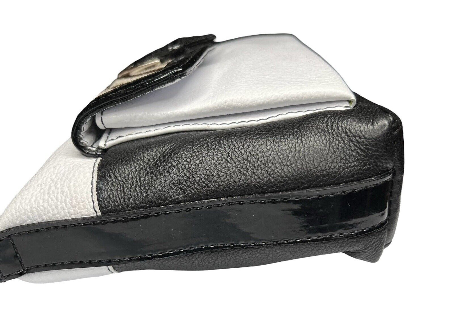 Mini Sharif Studio Leather & Calfskin Color Block Shoulder Bag