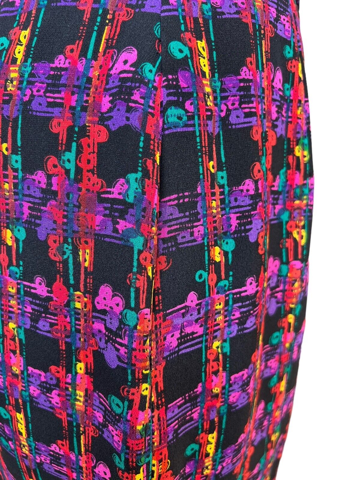 Tom Smith New York Abstract Checkerboard Asymmetric Silk Two-piece Suit Size 14