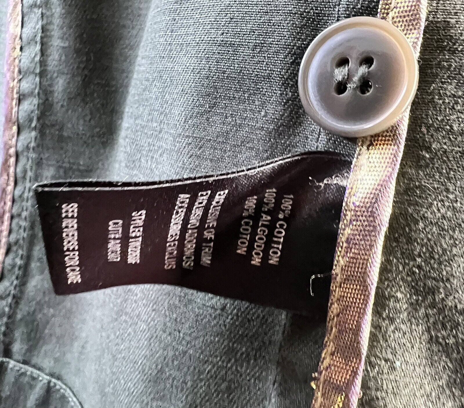 True Meaning Army Green Embroidered Belted Jacket Size Small