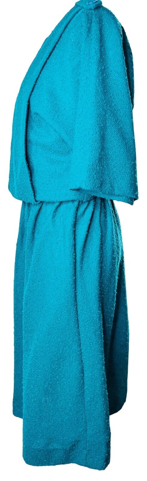 Toni Todd Silk Kelly Green Midi Dress Size Small