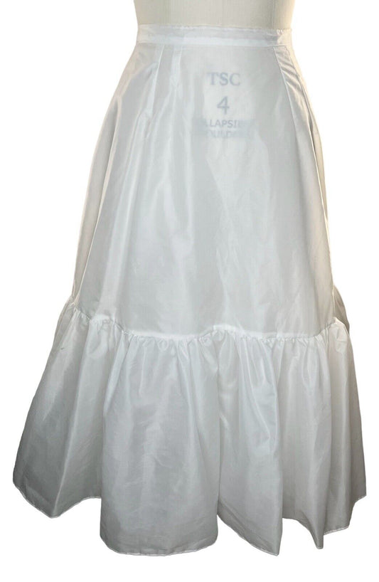 Sydney Bush Original White Nylon Petticoat Size 16