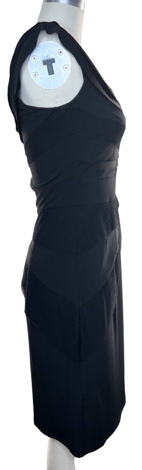 Max & Cleo Black Bodycon Little Black Dress Size 2