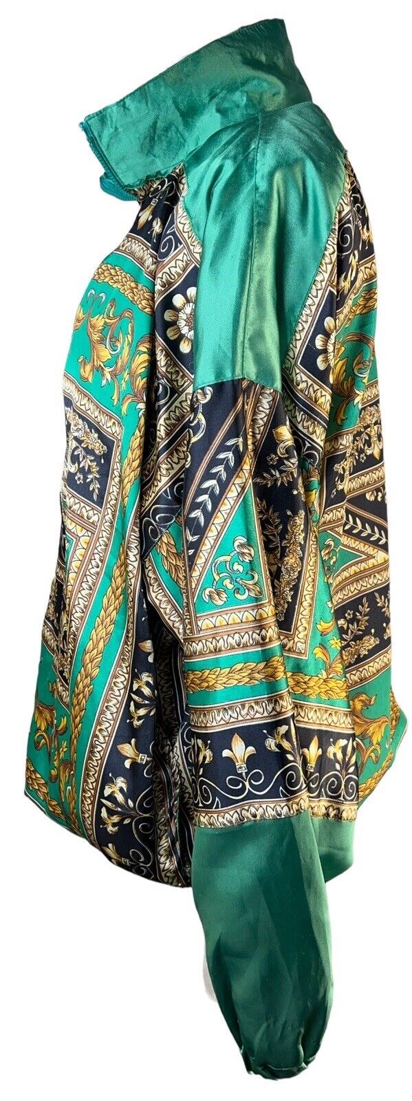 Women’s Vintage Super Collection Bomber Jacket Baroque Italian Chain Size M