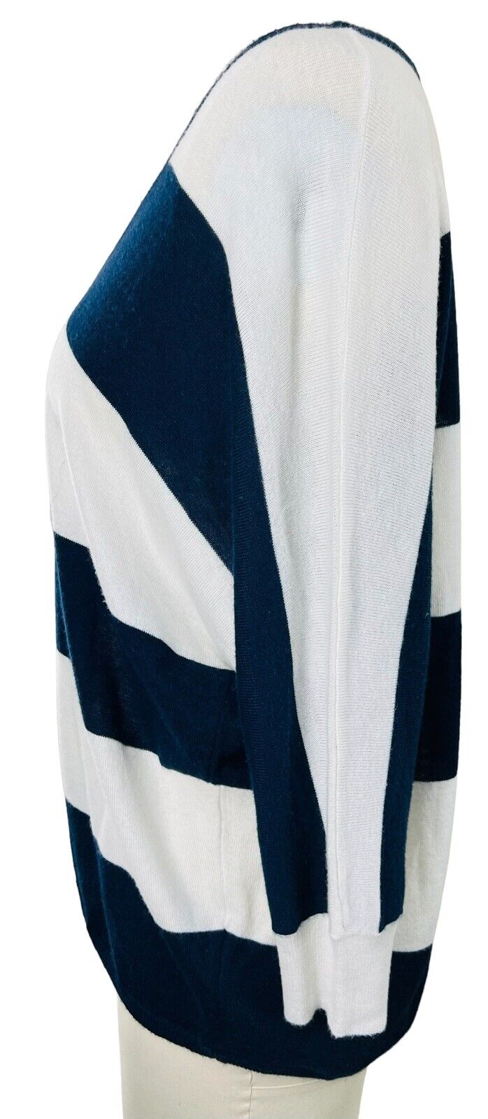Viscose Cashmere Color Block Sweater By Splendid Size Small