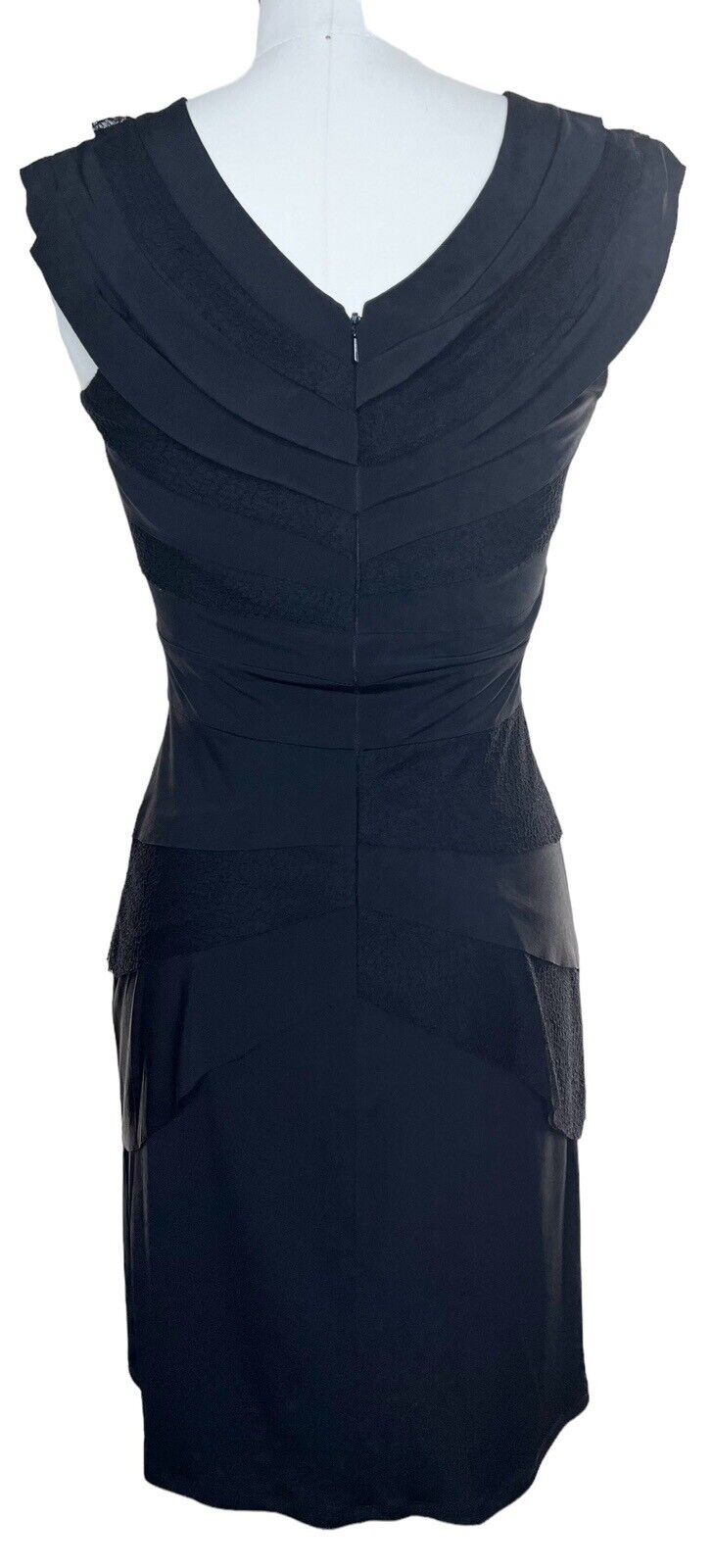 Max & Cleo Black Bodycon Little Black Dress Size 2