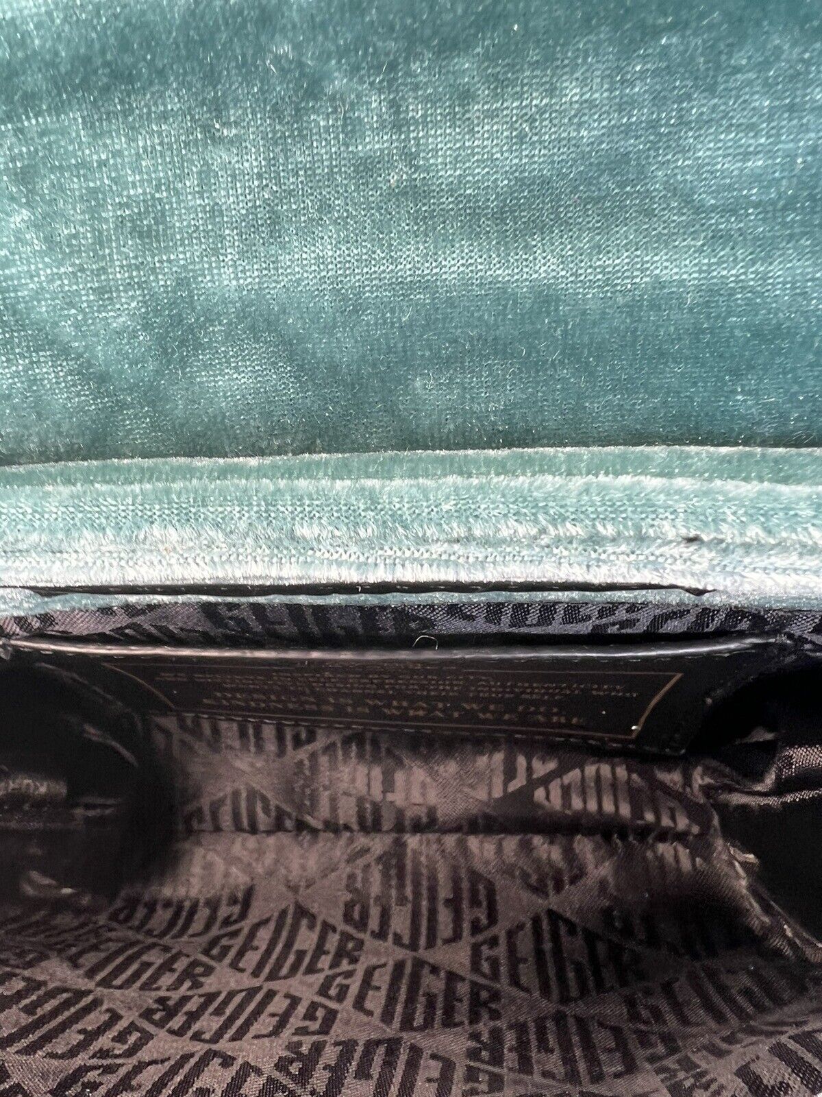 Kurt Geiger London Brixton Mini Teal Rhinestones New With Tags 