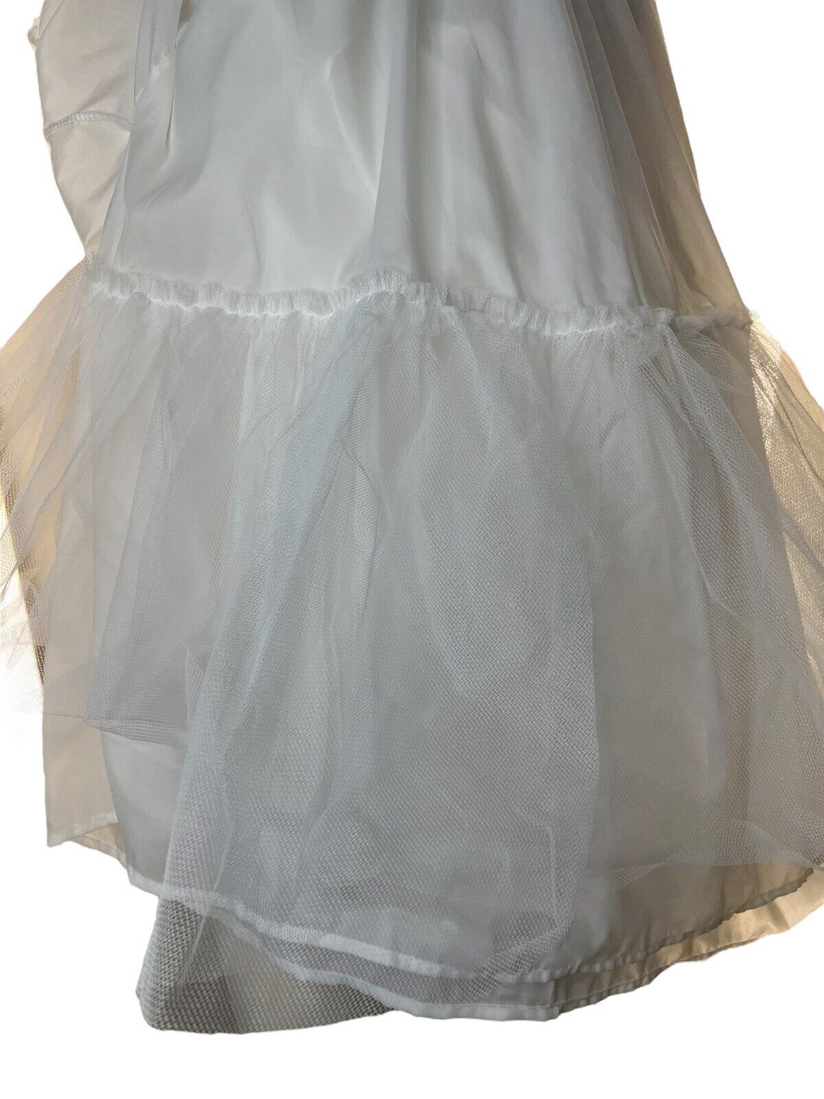 Sydney Bush Original White Nylon Petticoat Size 16