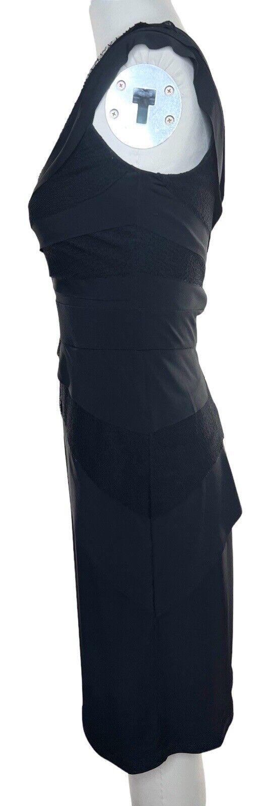 Max & Cleo Black Bodycon Little Black Dress Size 2
