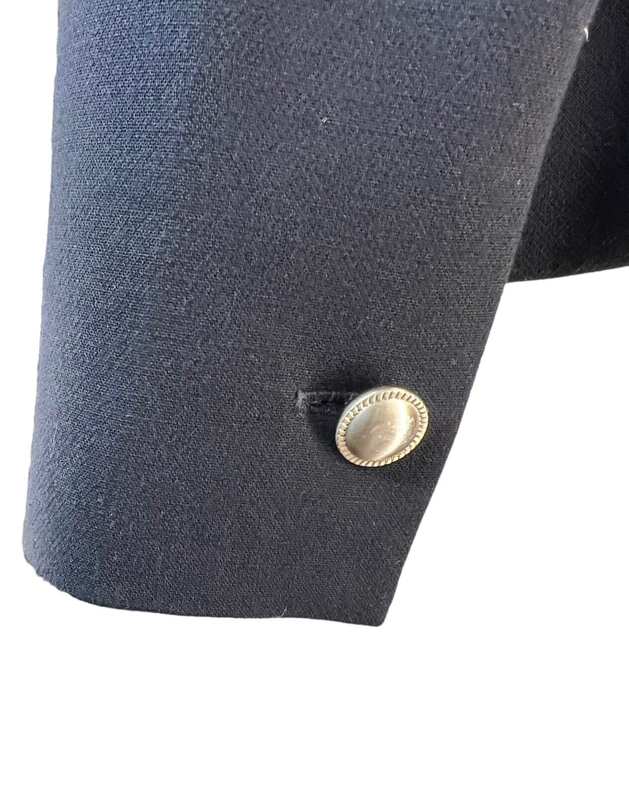 White|Black Women’s Black Double-breasted Blazer Size 6