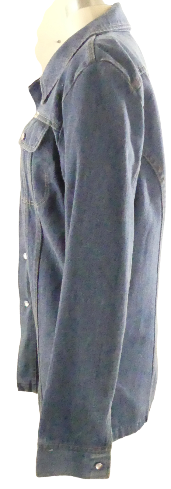 Do Nothing By Sedgefield Denim Shirt Jacket With Pearl Button Snaps Size M