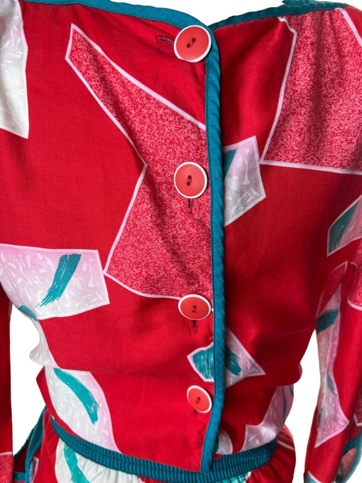 Rare Jeanne Marc Montaldo’s Colorful Designer Jumpsuit Size Medium