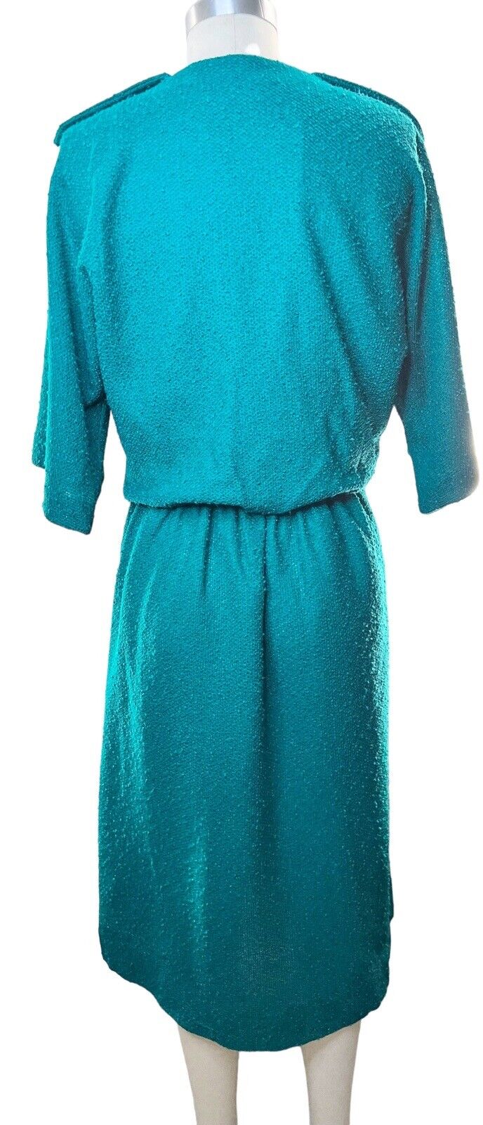 Toni Todd Silk Kelly Green Midi Dress Size Small