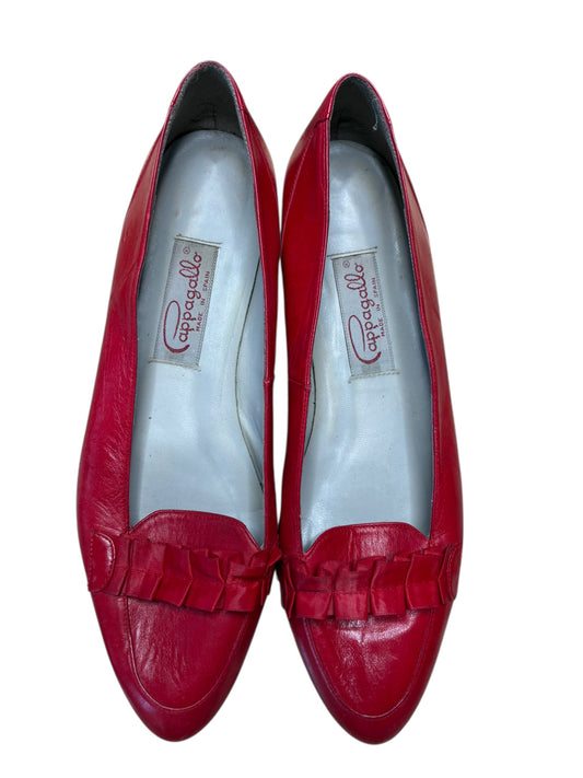 Pappagallo Red Leather Flats