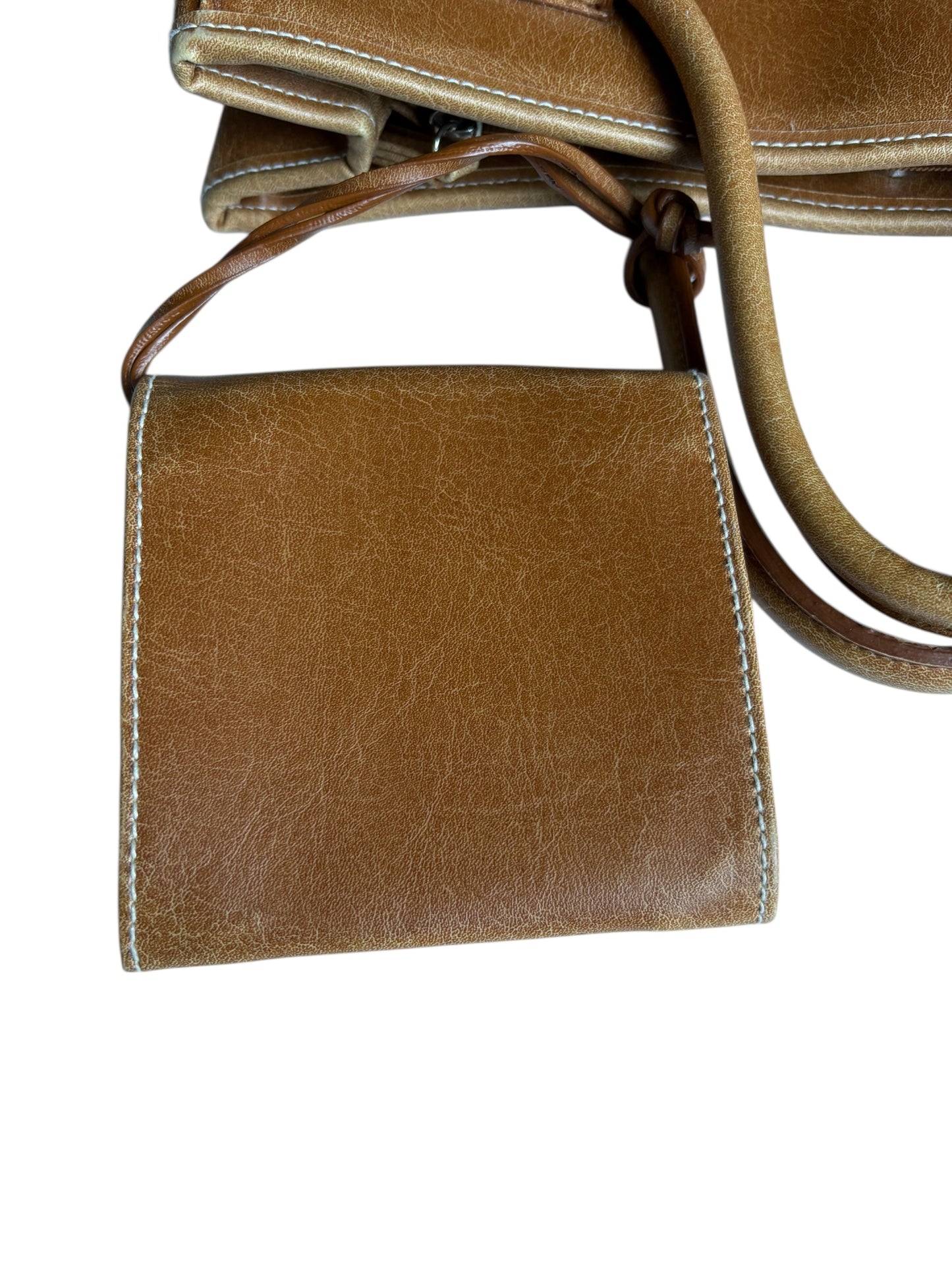 Made In Luka Leather Top Handle Tote