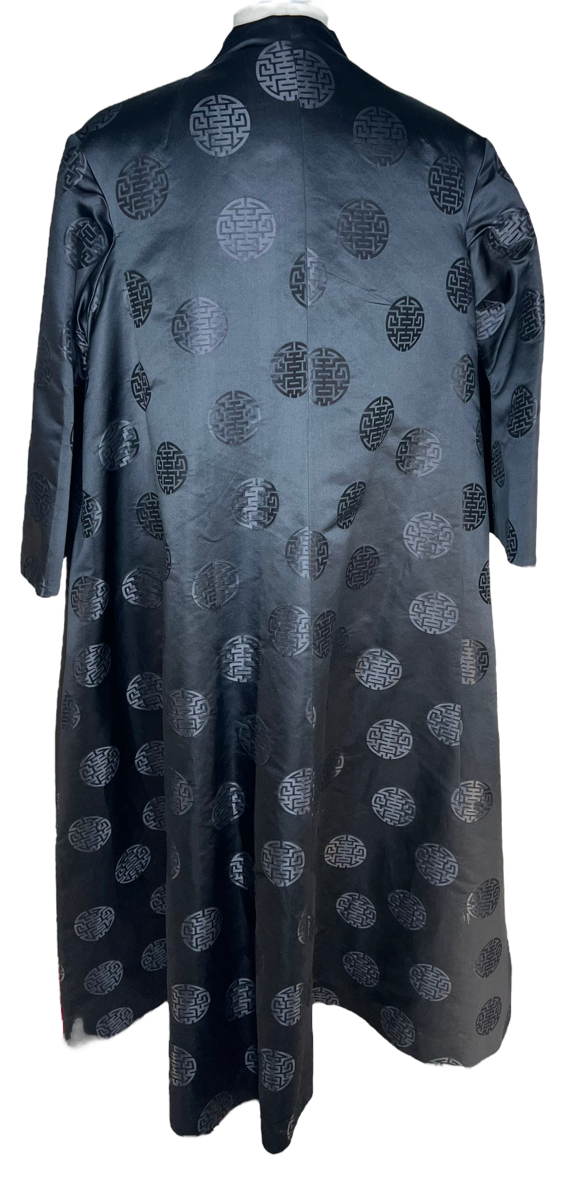 Vintage Bespoke Silk Japanese Reversible Kimono Made in Japan One Size with Pockets